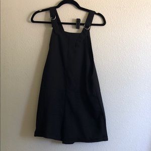 NWT Rare London Black Playsuit Overall Shorts
